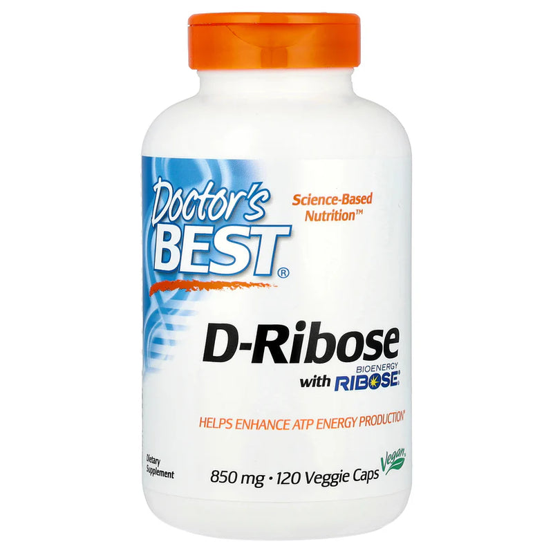 D-Ribose 850 mg 120 Veggie Caps