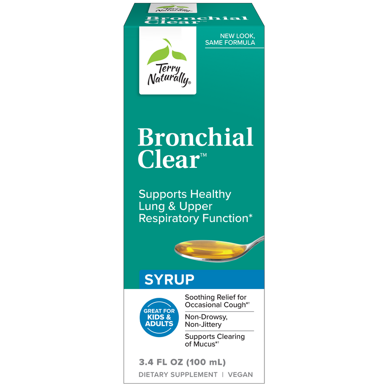 Terry Naturally Bronchial Clear Liquid Syrup 3.4 oz (100 ml)