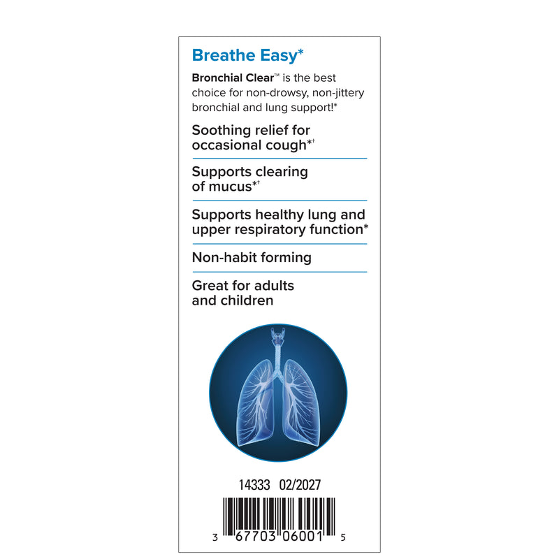 Terry Naturally Bronchial Clear Liquid Syrup 3.4 oz (100 ml)