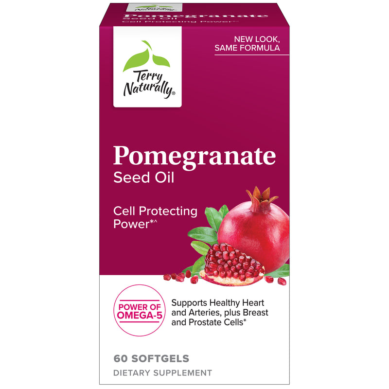 Terry Naturally Pomegranate Seed Oil (PomXtra) 60 Softgels