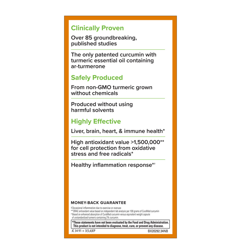 Terry Naturally CuraMed 750 mg 120 Softgels