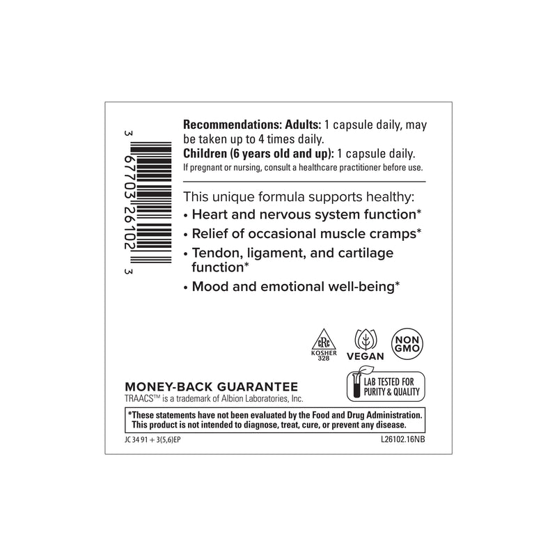 Terry Naturally BioActive Magnesium Complex with P-5-P/Mag and Zinc 120 Capsules