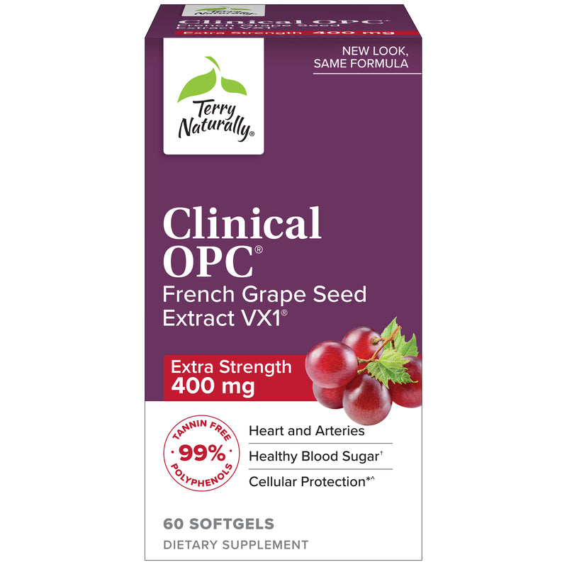 Terry Naturally Clinical OPC Extra Strength 400 mg 60 Softgels