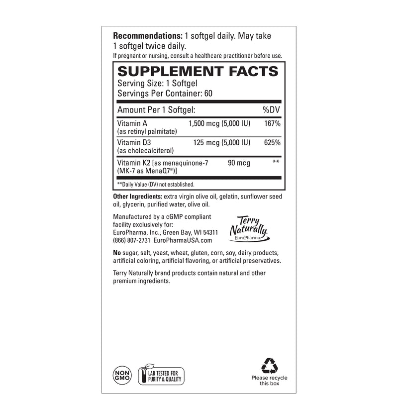 Terry Naturally Artery Strong 60 Softgels by EuroPharma