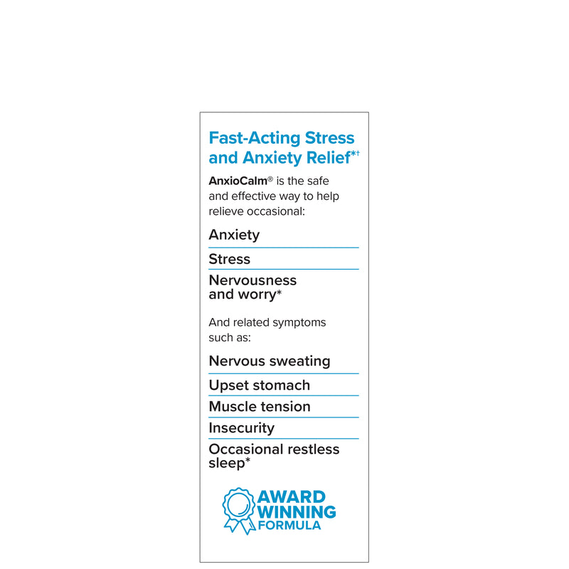 Terry Naturally AnxioCalm 90 Tablets, by EuroPharma