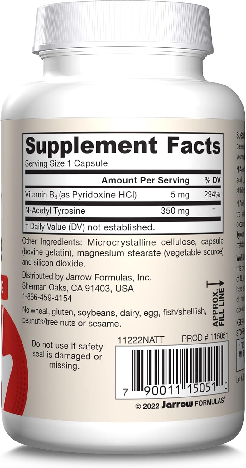 N-Acetyl Tyrosine 350 mg 120 Capsules