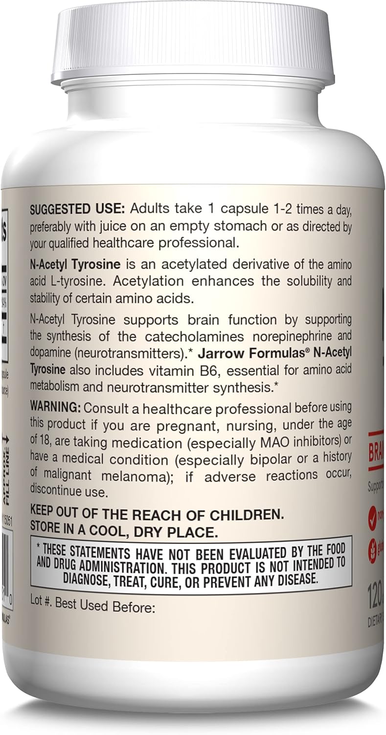 N-Acetyl Tyrosine 350 mg 120 Capsules