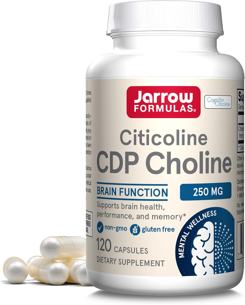 Citicoline CDP Choline 250 mg 120 Capsules