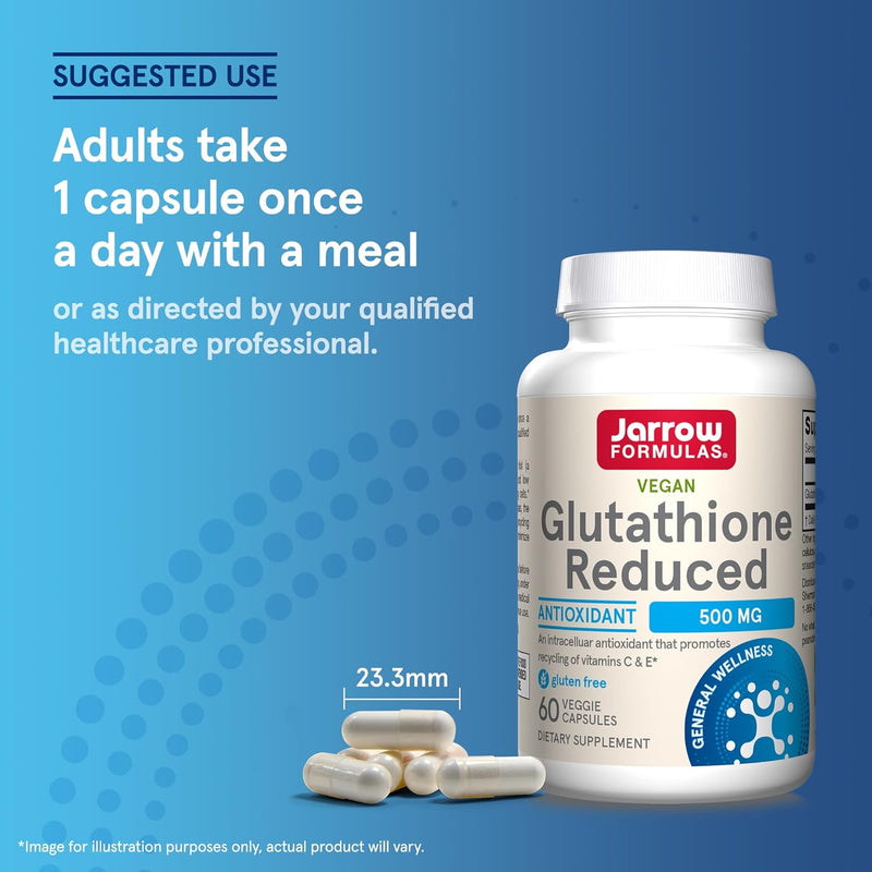Glutathione Reduced 500 mg 60 Veggie Caps