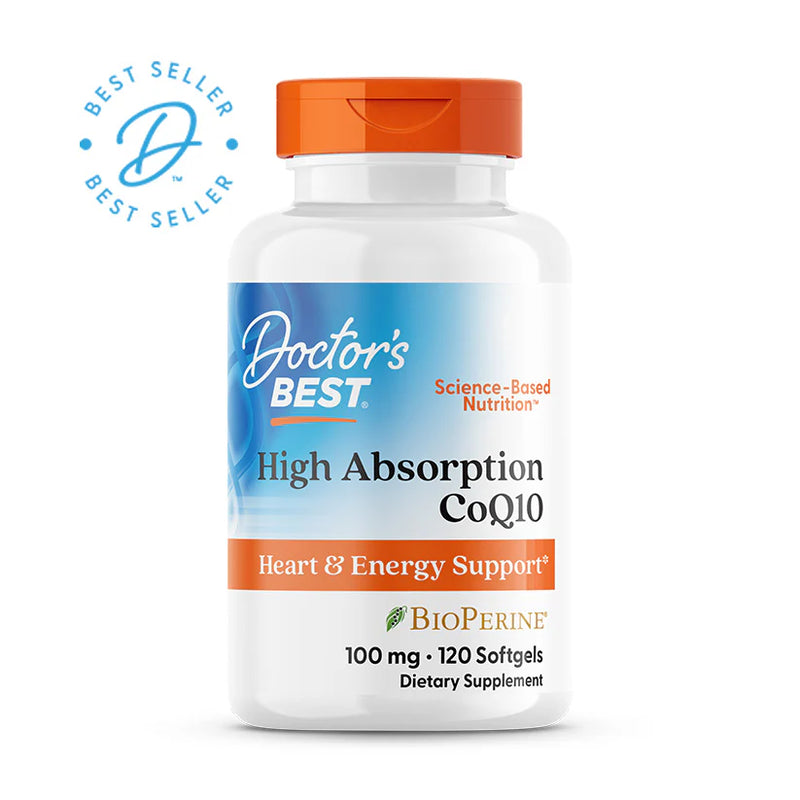 High Absorption CoQ10 100 mg 120 Softgels