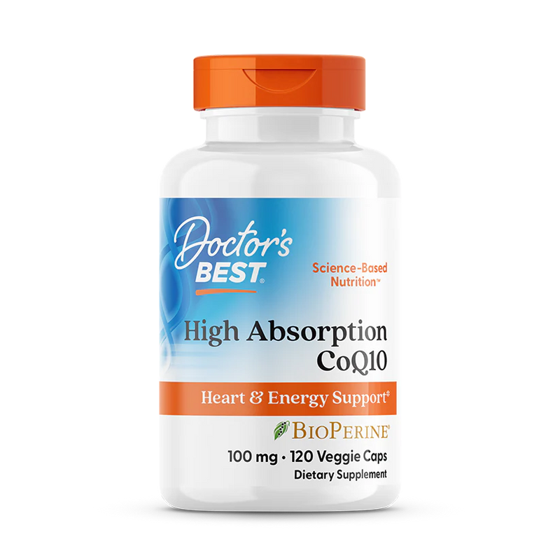 High Absorption CoQ10 100 mg 120 Veggie Caps