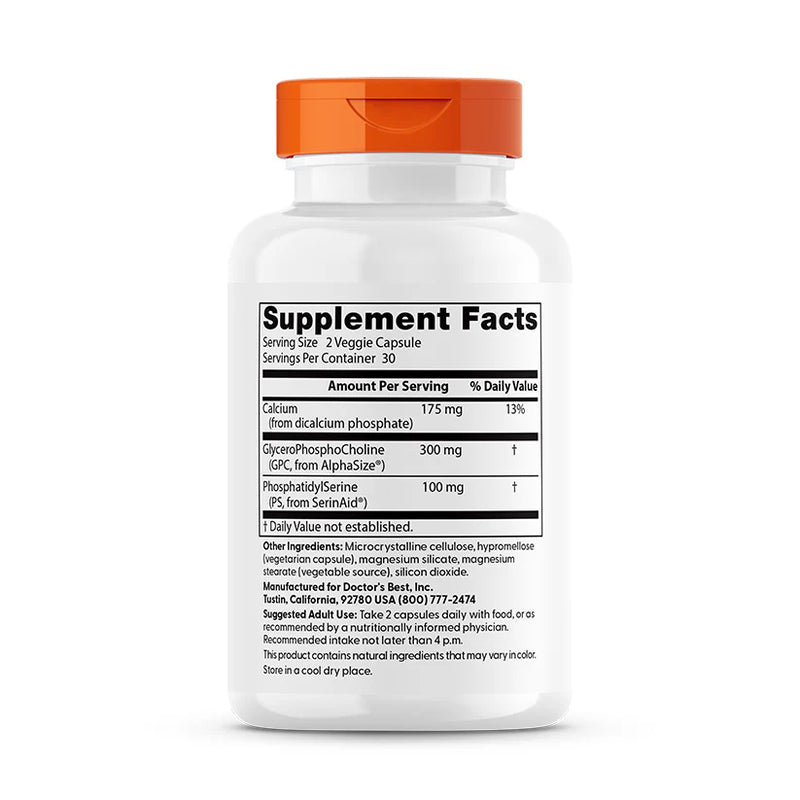 Natural Brain Enhancers 60 Veggie Caps