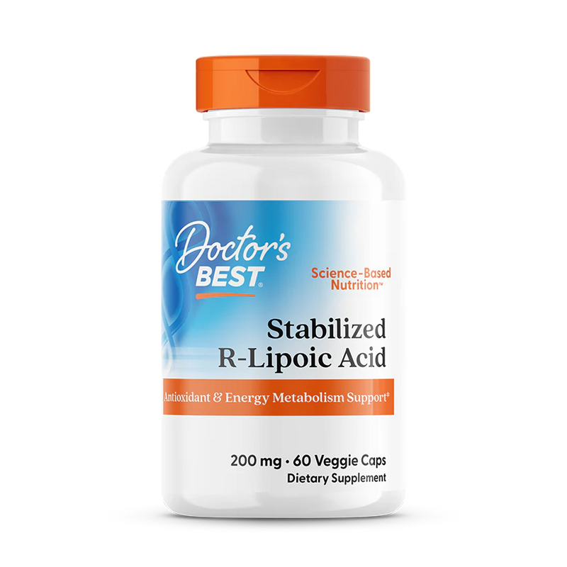 Stabilized R-Lipoic Acid 200 mg 60 Veggie Caps