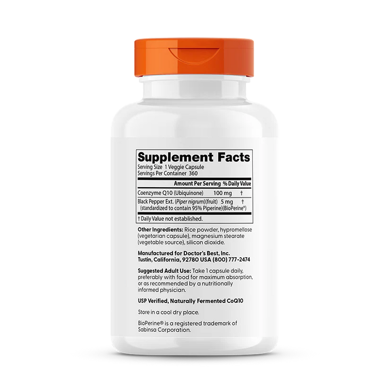 High Absorption CoQ10 100 mg 360 Veggie Caps