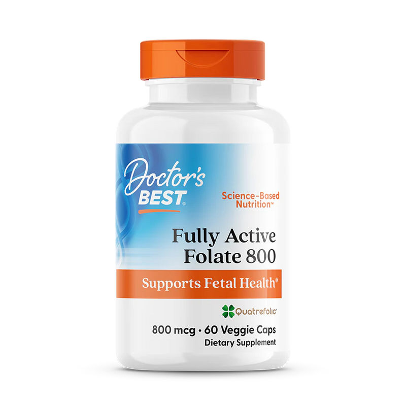 Fully Active Folate 800 mcg 60 Veggie Caps