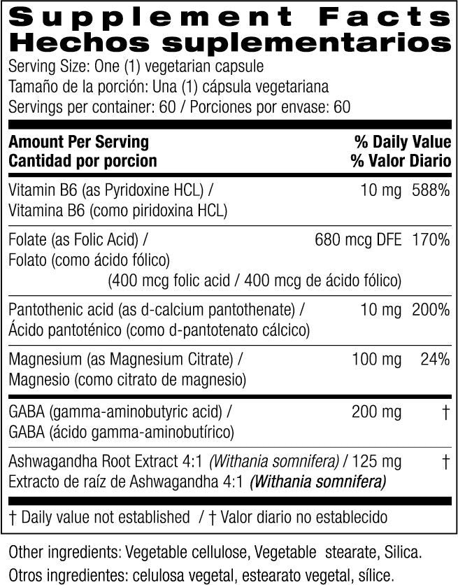 Stress Wellness with Ashwaganda  60 veg caps