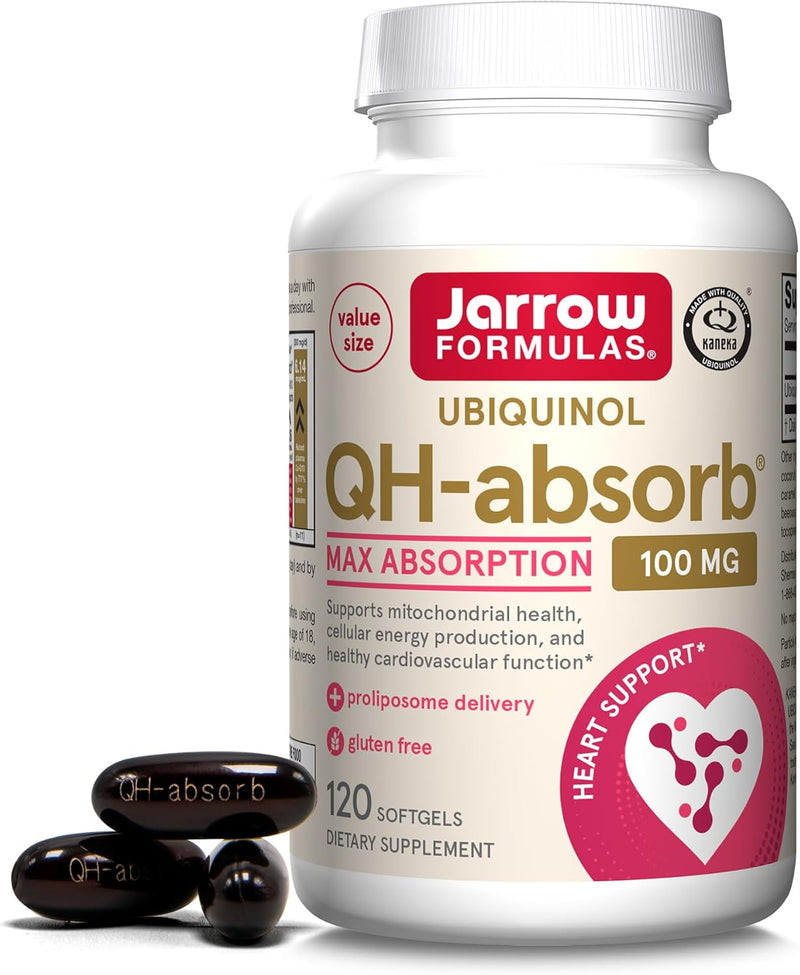 Ubiquinol QH-Absorb 100 mg 120 Softgels