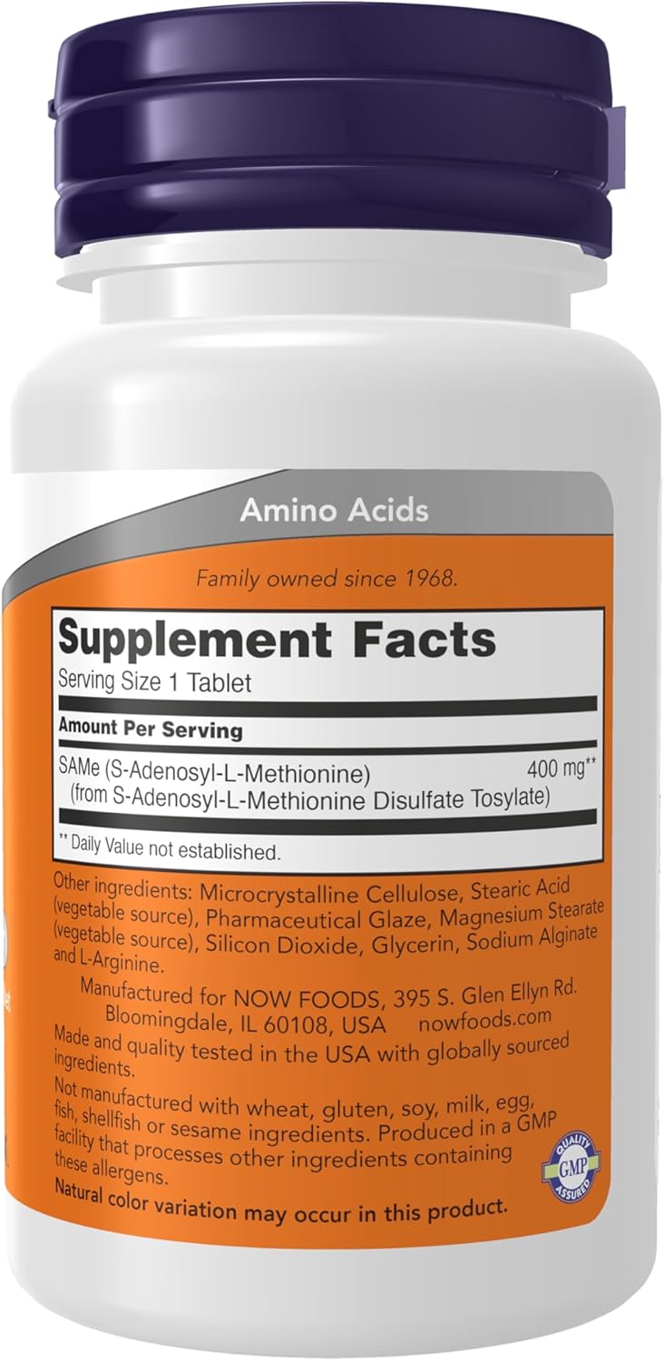 SAMe 400 mg - 30 Tablets by NOW