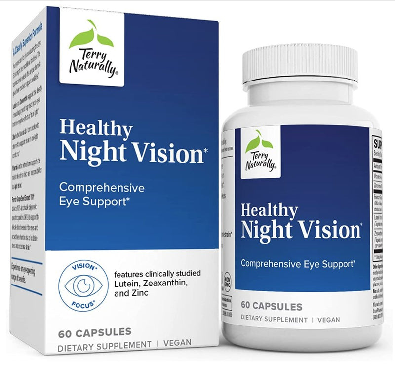 Terry Naturally, Healthy Night Vision, 60 Capsules, by EuroPharma