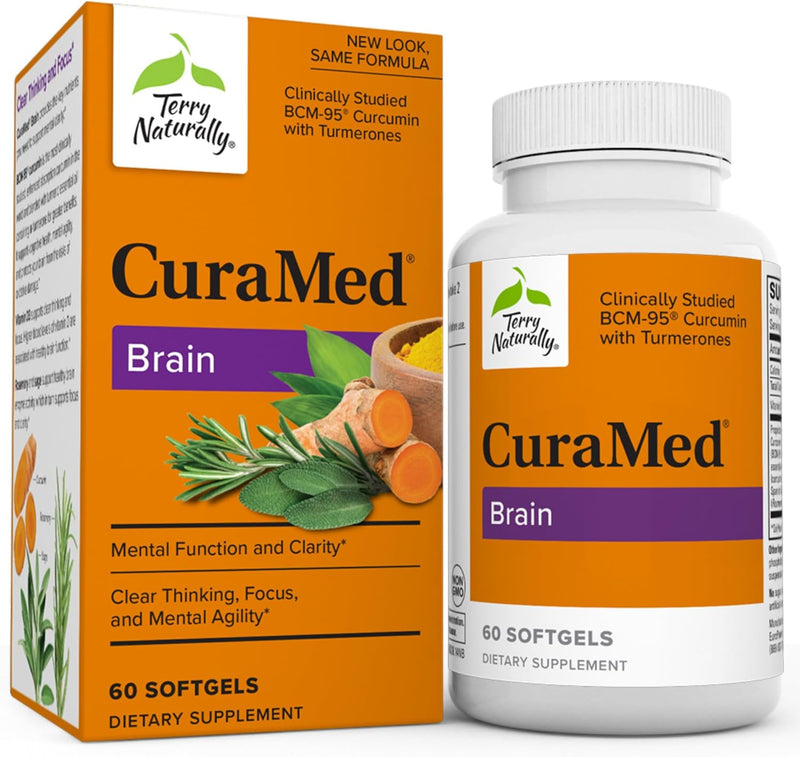 Terry Naturally CuraMed Brain 60 Softgels by EuroPharma