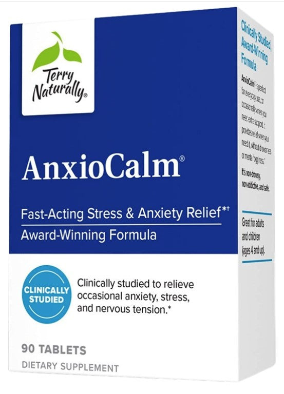 Terry Naturally AnxioCalm 90 Tablets, by EuroPharma
