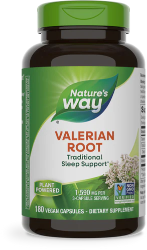 Valerian Root, 1,590 mg, 180 Vegan Capsules (530 mg per Capsule) by Nature&