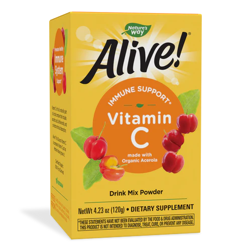 Alive! Vitamin C Powder 4.23 oz (120 g) by Nature&