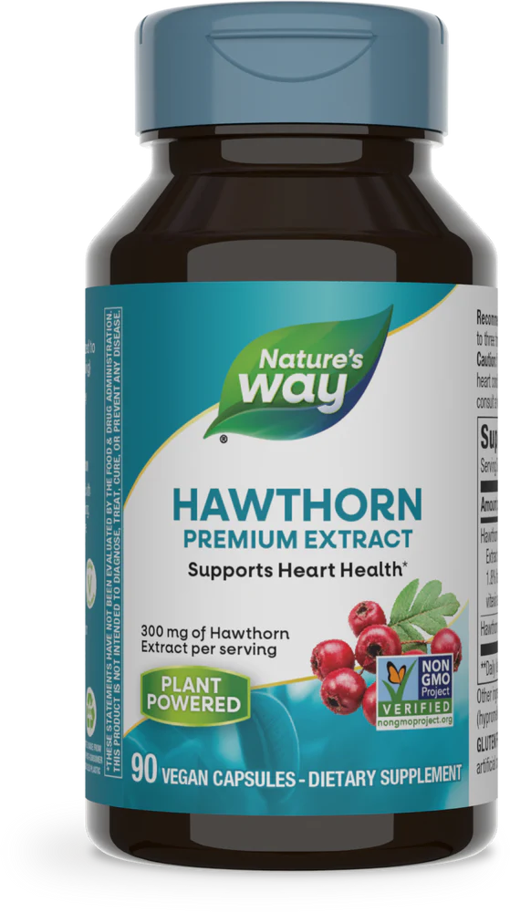 Hawthorn Standardized 90 Vegetarian Capsules