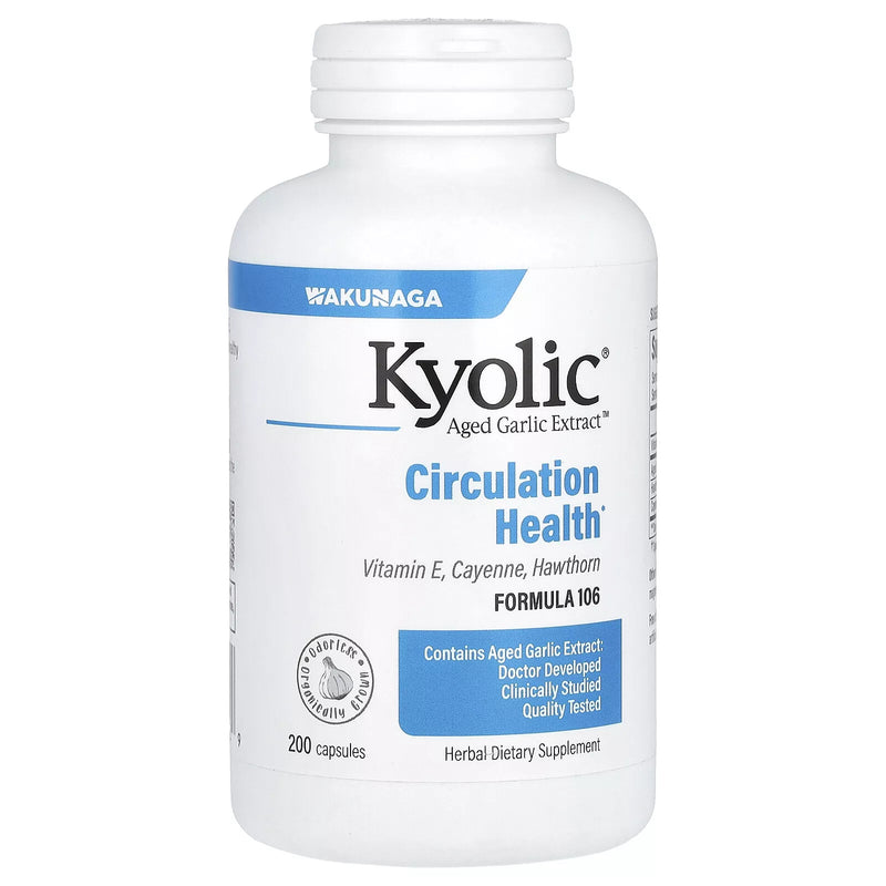 Formula 106 Aged Garlic Extract Circulation 200 Capsules