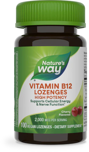 Vitamin B-12 Cherry Flavored 2,000 mcg 100 Lozenges