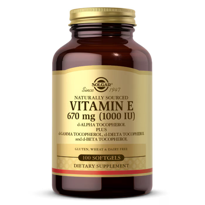 Natural Source Vitamin E 670 mg (1,000 IU) 100 Softgels