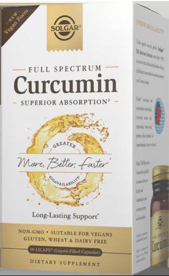 Full Spectrum Curcumin 90 Liquid Extract Softgels