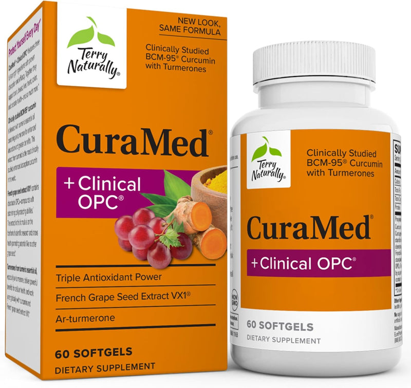 Terry Naturally (CuraMed +Clinical OPC) BCM 95 + OPC 60 Softgels