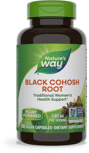 Black Cohosh Root 540 mg 180 Vegetarian Capsules by Nature&