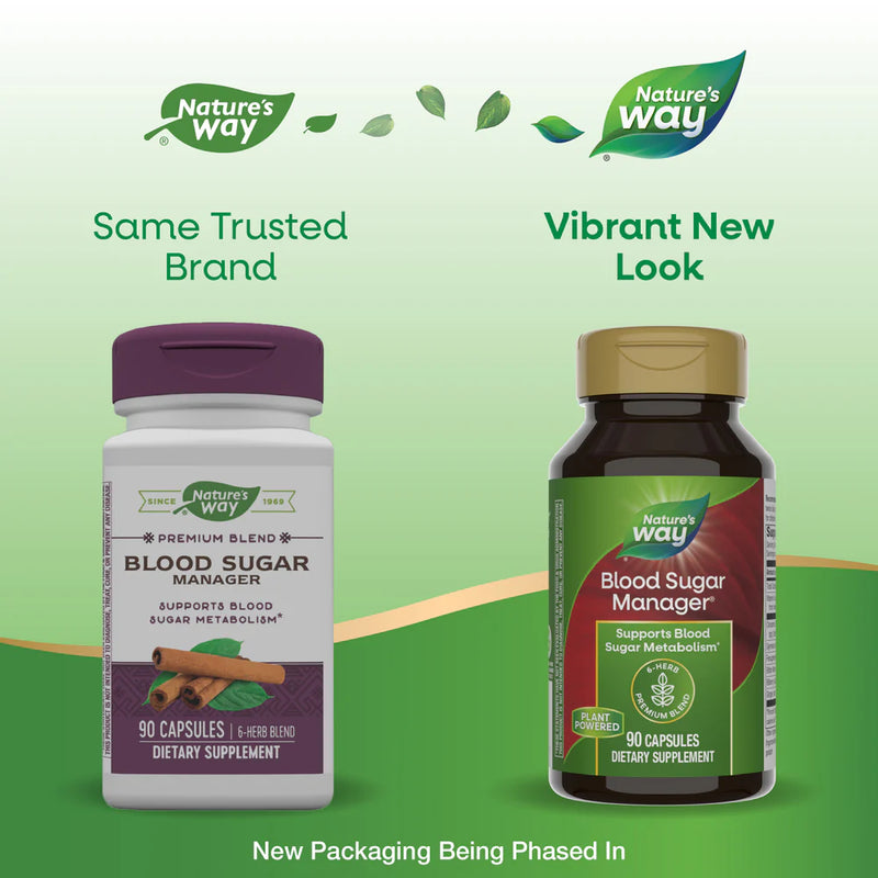 Blood Sugar Metabolism Blend 90 Veg Capsules by Nature&