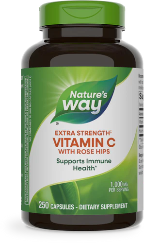 Vitamin c with Rose Hips 1000 mg 250 Capsules