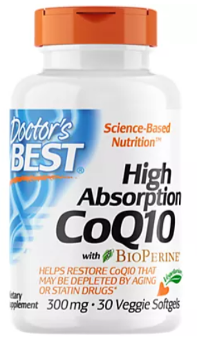 High Absorption CoQ10 300 mg 30 Softgels, by Doctor&